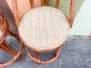 West Indies Style Rattan Bar and Stools