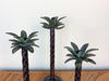 Set of Three Palm Tree Candle Sticks