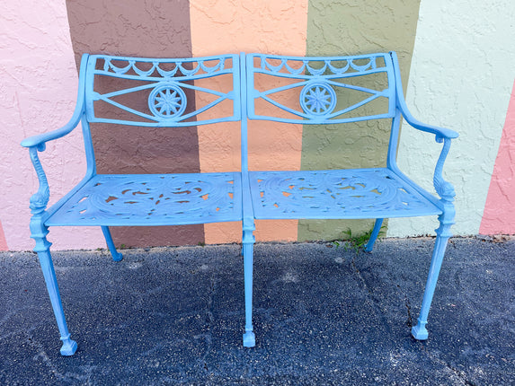 Koi Fish Garden Bench