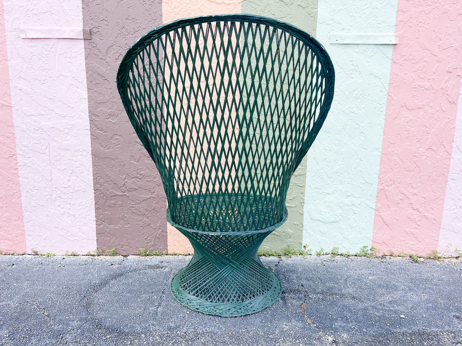 Pair of High Back Webspun Chairs
