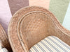 Pair of Rattan Chaises