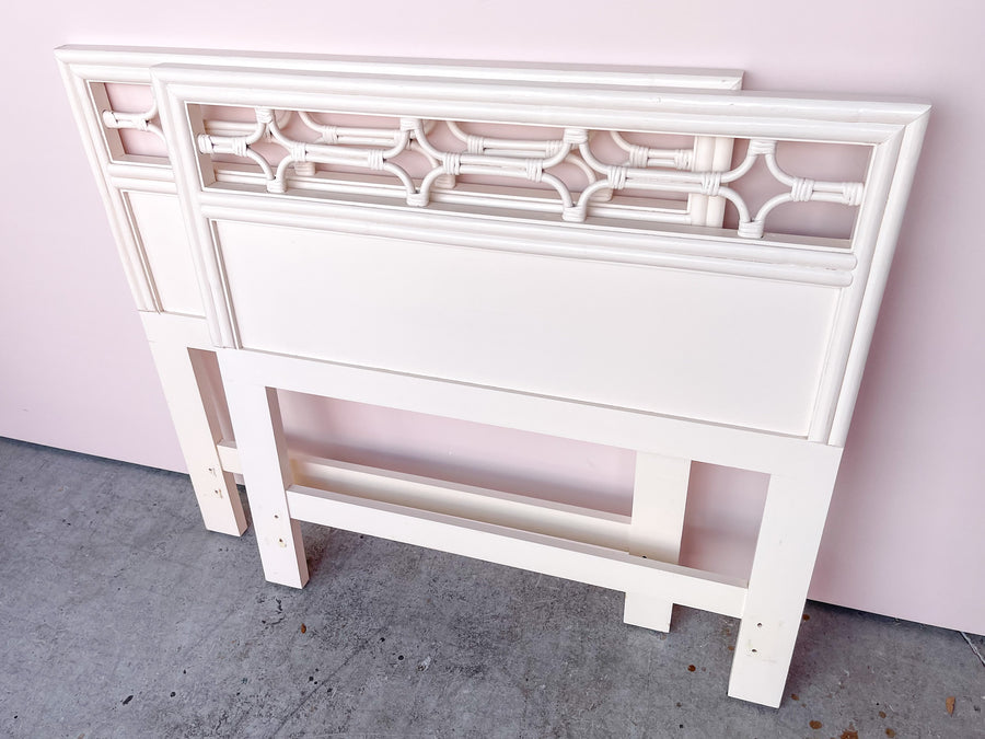 Pair of Palm Beach Chic Twin Headboards