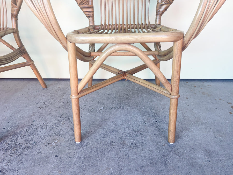 Pair of Cute Rattan Balloon Chairs