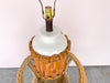 Ceramic and Bamboo Lamp