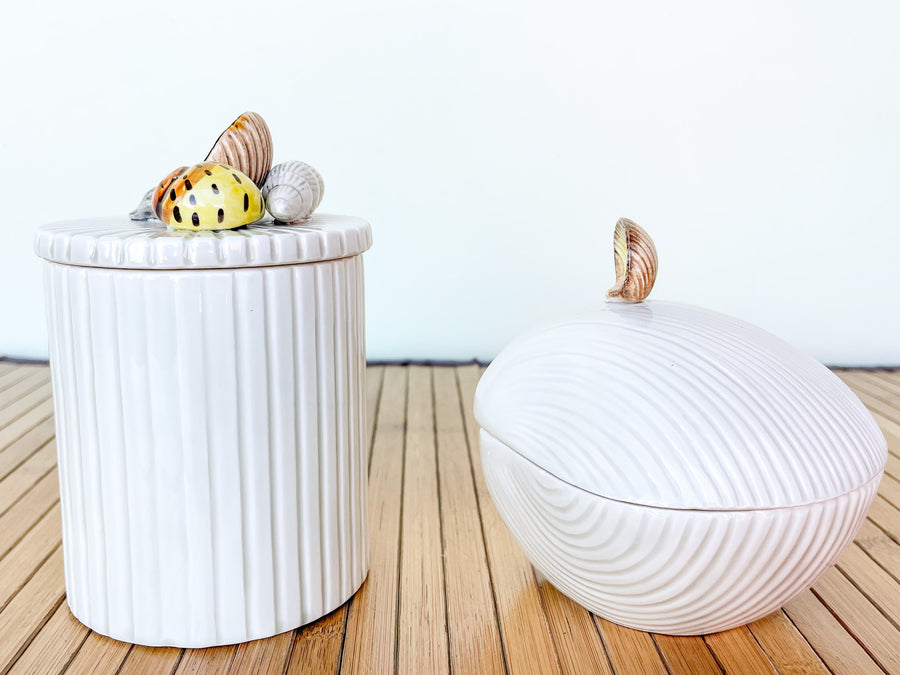 Pair of Fitz and Floyd Shell Trinket Dishes