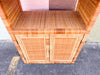 Rattan Wrapped Cabinet