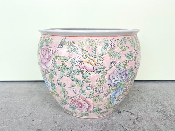 Sweet Pink Floral Cachepot