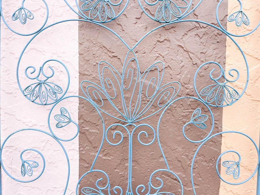 Pair of Whimsical Metal Screens