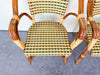 Pair of Maison Drucker Rattan Bistro Chairs