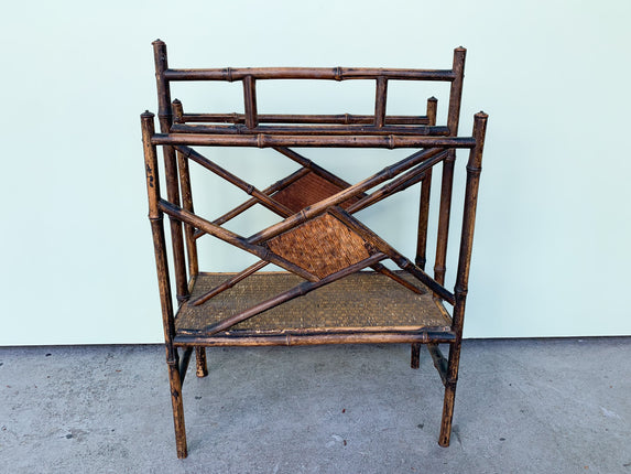 Chippendale Bamboo Magazine Rack