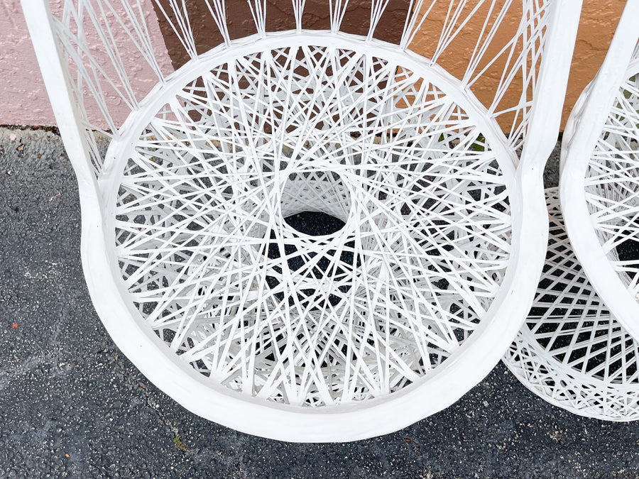Pair of Webspun Side Chairs