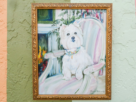 Precious Puppy by Bonnie Bland Original Art