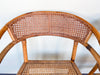 Pair of Rattan and Cane Chairs