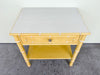 Yellow Thomasville Faux Bamboo Nightstand