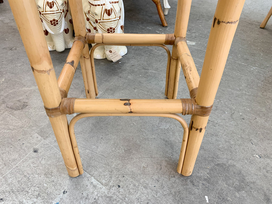 Set of Three Palecek Bamboo Bar Stools