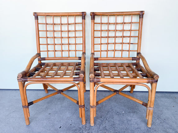 Pair of Sweet Rattan Chairs