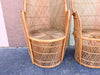 Pair of Fab Island Chic Rattan Chairs