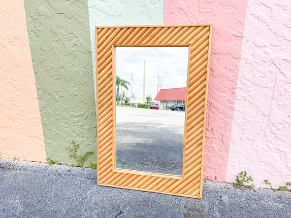 Island Style Split Bamboo Mirror