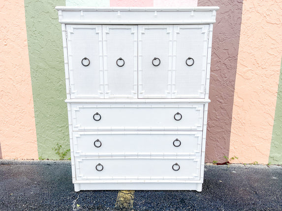 Palm Beach Faux Bamboo Cabinet by Drexel