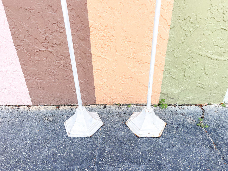 Pair of Palm Beach Chic Plant Stands