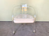 Set of Four Lucite Game Chairs on Casters