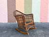 Stick Wicker Rattan Child's Rocker