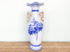 Blue and White Peacock Vase