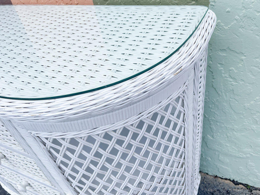 Palm Beach Chic Wicker Server