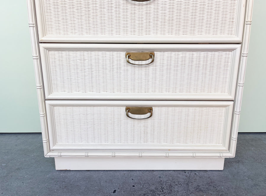 Palm Beach Chic Faux Bamboo Chest