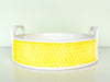 Fitz and Floyd Yellow Lattice Dish