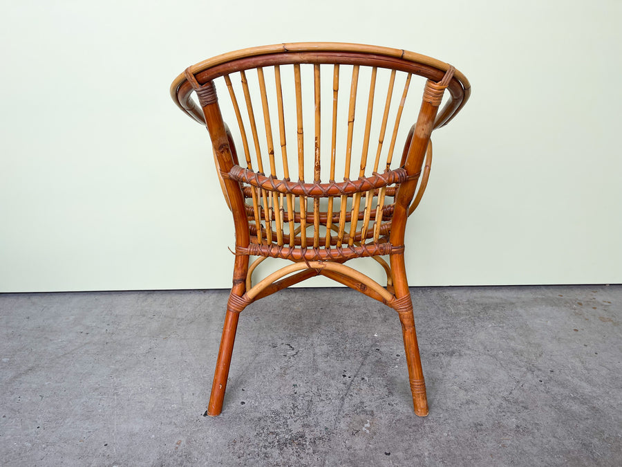 Pair of Island Style Rattan Chairs