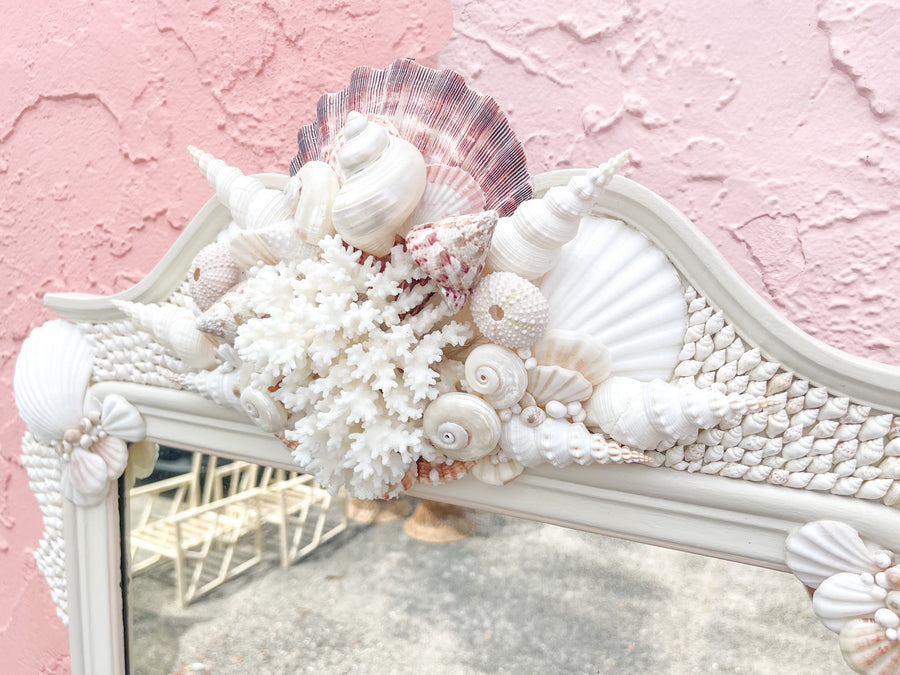 Unique Scallop Shell Mirror