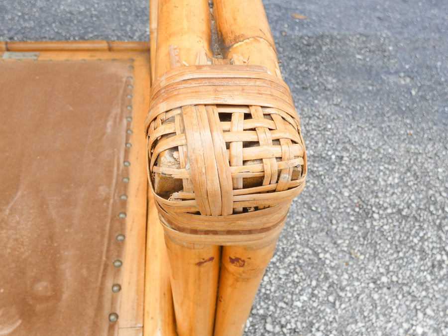 Two Part Ficks Reed Rattan Chaise