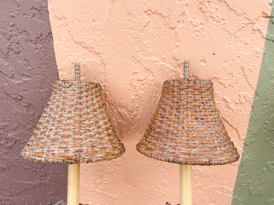 Pair of Safari Chic Giraffe Sconces