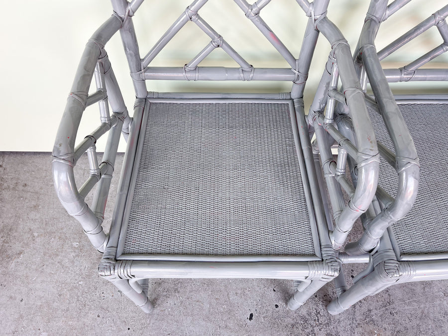Warehouse Wednesday Sale: Pair of Modern Chippendale Arm Chairs