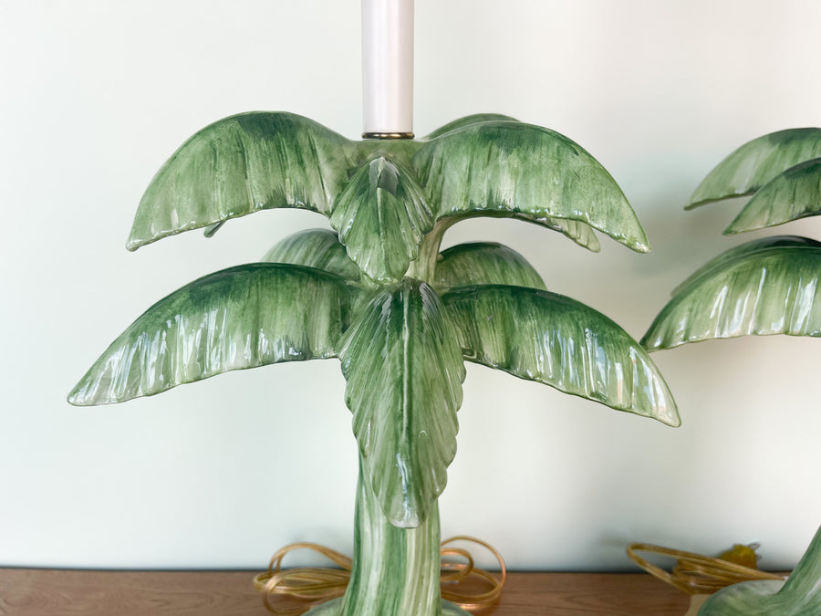 Pair of Palm Tree Lamps