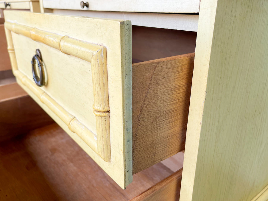 Pair of Faux Bamboo Nightstands