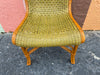 Set of Six Woven Rattan Chairs