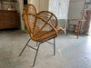 Pair of Rattan Flower Chairs