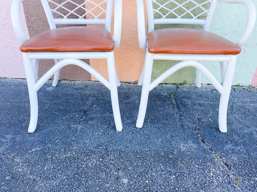 Pair of Sweet Rattan Chairs