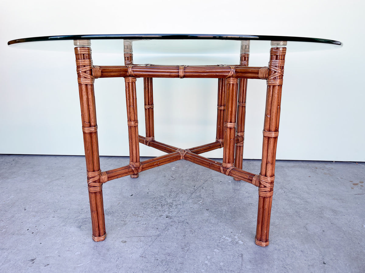 Bamboo McGuire Style Dining Table