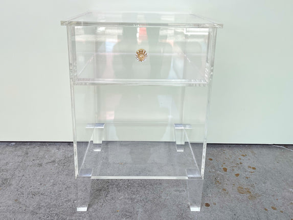 Petite Lucite Nightstand