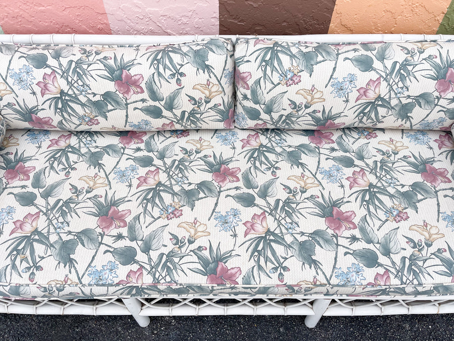 Palm Beach Chic Ficks Reed Rattan Sofa