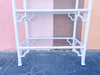 Faux Bamboo Metal Etagere