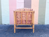 Pair of Old Florida Rattan Lounge Chairs