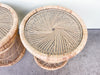 Pair of Petite Island Style Drum Tables