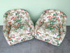 Pair of Floral Barrel Chairs