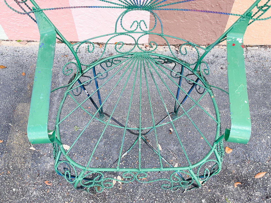 Pair of Salterini Style Peacock Chairs