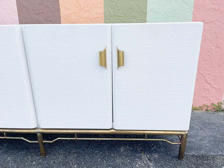 Linen Wrapped Mastercraft Credenza