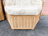 Pair of Braided Rattan Hex Chairs